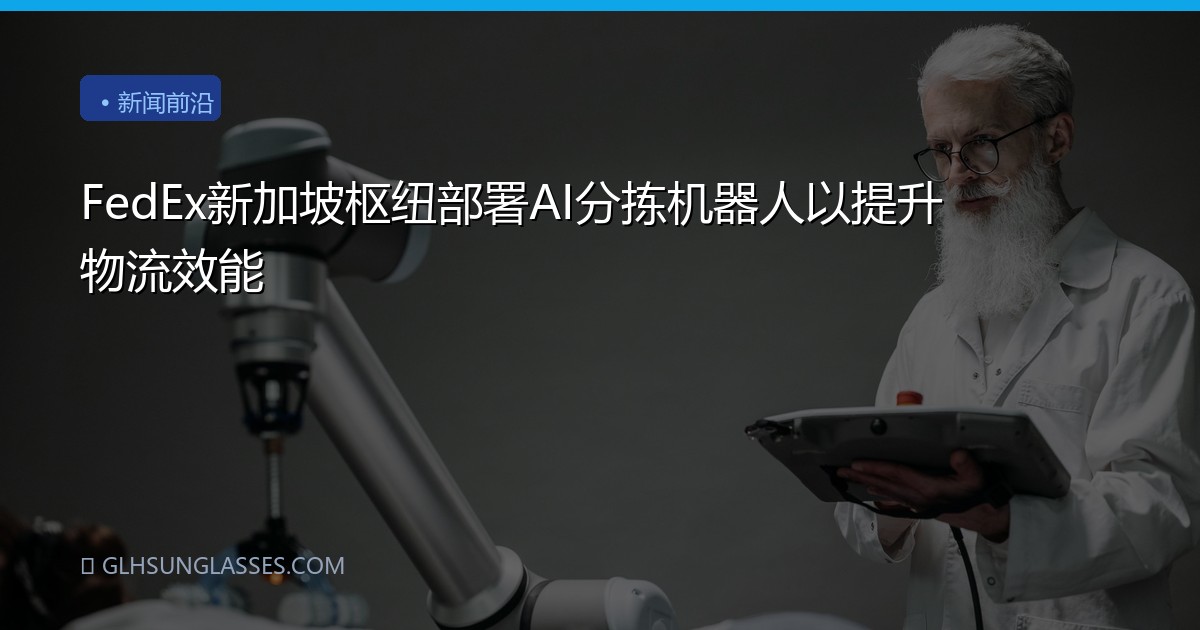 FedEx新加坡枢纽部署AI分拣机器人以提升物流效能